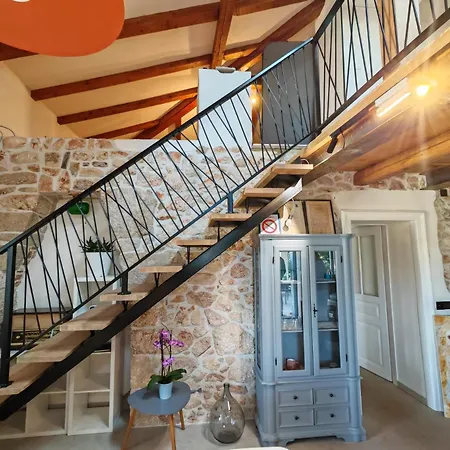 Mare - Island Krk, Traditional Stone House With Pool